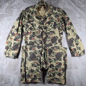 Walls Blizzard Pruf Coveralls Mens Medium Tall Camo Duck Hunter Insulated
